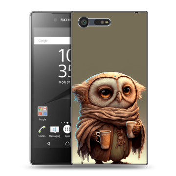 Пластиковый чехол на Sony Xperia X Compact с принтом Сова