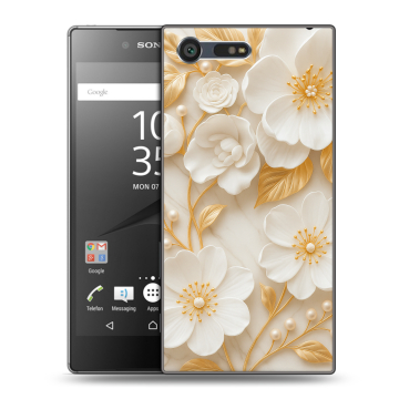 Пластиковый чехол на Sony Xperia X Compact с принтом Цветы Пластиковый чехол на Sony Xperia X Compact с принтом Цветы