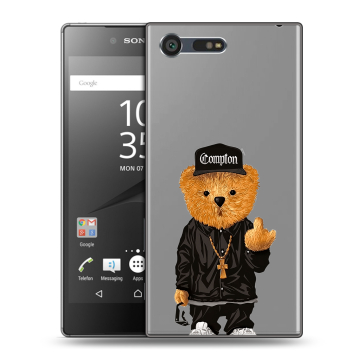 Пластиковый чехол на Sony Xperia X Compact с принтом Мишка Пластиковый чехол на Sony Xperia X Compact с принтом Мишка