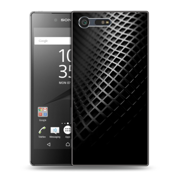 Пластиковый чехол на Sony Xperia X Compact с принтом Текстура металла Пластиковый чехол на Sony Xperia X Compact с принтом Текстура металла