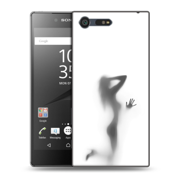 Пластиковый чехол на Sony Xperia X Compact с принтом Силуэт
