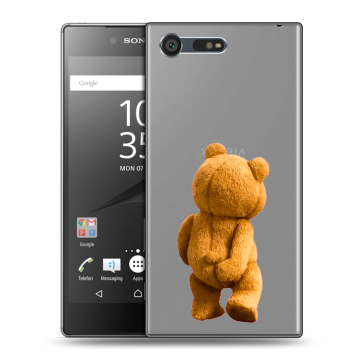 Пластиковый чехол на Sony Xperia X Compact с принтом Медведь Пластиковый чехол на Sony Xperia X Compact с принтом Медведь
