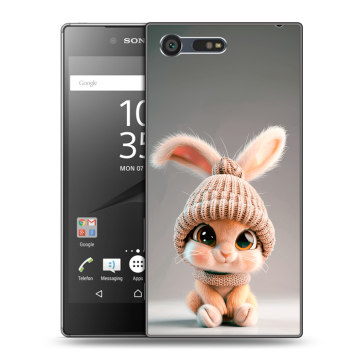 Пластиковый чехол на Sony Xperia X Compact с принтом Кролик