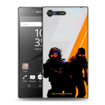 Пластиковый чехол на Sony Xperia X Compact с принтом Контер страйк Counter strike Пластиковый чехол на Sony Xperia X Compact с принтом Контер страйк Counter strike