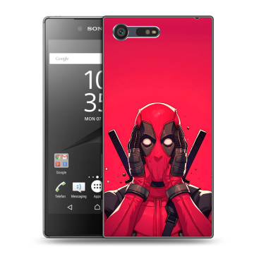 Пластиковый чехол на Sony Xperia X Compact с принтом Дедпул Deadpool Пластиковый чехол на Sony Xperia X Compact с принтом Дедпул Deadpool