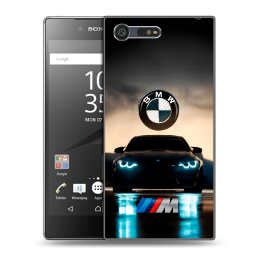 Пластиковый чехол на Sony Xperia X Compact с принтом БМВ BMW