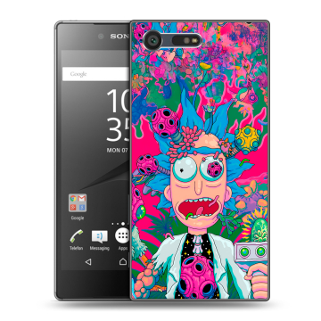 Пластиковый чехол на Sony Xperia X Compact с принтом Рик и Морти Rick Morty Пластиковый чехол на Sony Xperia X Compact с принтом Рик и Морти Rick Morty