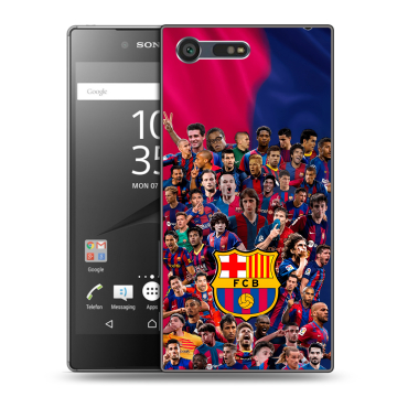 Пластиковый чехол на Sony Xperia X Compact с принтом Барселона Barcelona