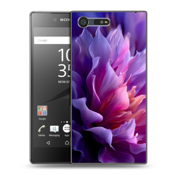 Пластиковый чехол на Sony Xperia X Compact с принтом женский цветы Пластиковый чехол на Sony Xperia X Compact с принтом женский цветы