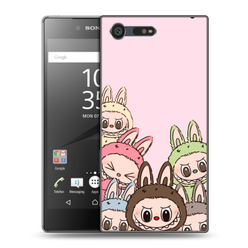 Пластиковый чехол на Sony Xperia X Compact с принтом Лабубу Пластиковый чехол на Sony Xperia X Compact с принтом Лабубу