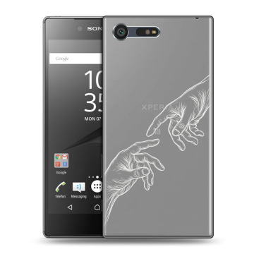 Пластиковый чехол на Sony Xperia X Compact с принтом Сотворение мира Пластиковый чехол на Sony Xperia X Compact с принтом Сотворение мира