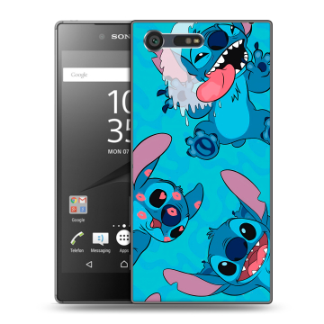 Пластиковый чехол на Sony Xperia X Compact с принтом Лило и Стич