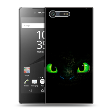 Пластиковый чехол на Sony Xperia X Compact с принтом Как приручить дракона Пластиковый чехол на Sony Xperia X Compact с принтом Как приручить дракона