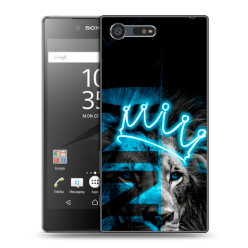 Пластиковый чехол на Sony Xperia X Compact с принтом Король лев