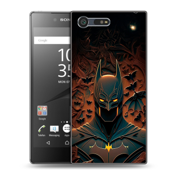 Пластиковый чехол на Sony Xperia X Compact с принтом Batman Бэтмен