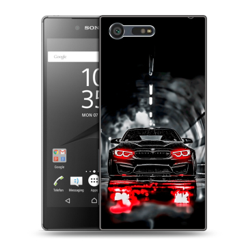 Пластиковый чехол на Sony Xperia X Compact с принтом BMW БМВ