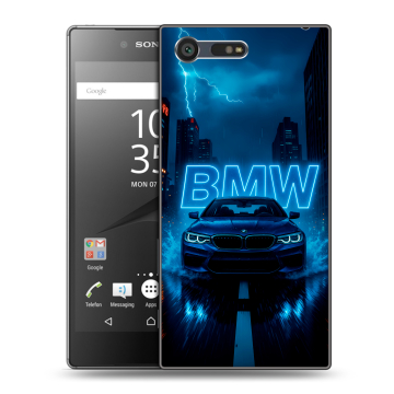 Пластиковый чехол на Sony Xperia X Compact с принтом BMW БМВ Пластиковый чехол на Sony Xperia X Compact с принтом BMW БМВ