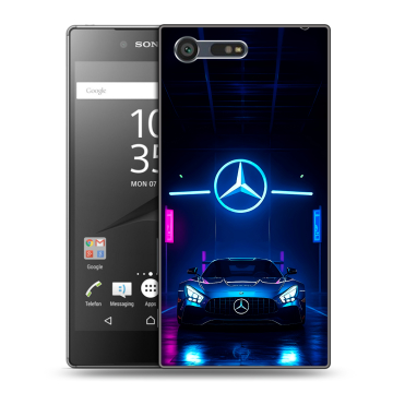 Пластиковый чехол на Sony Xperia X Compact с принтом Mercedes Мерседес Пластиковый чехол на Sony Xperia X Compact с принтом Mercedes Мерседес
