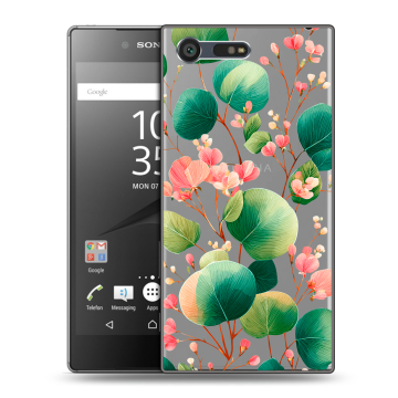 Пластиковый чехол на Sony Xperia X Compact с принтом женский