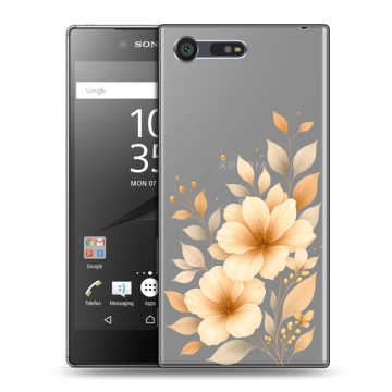 Пластиковый чехол на Sony Xperia X Compact с принтом для девушки