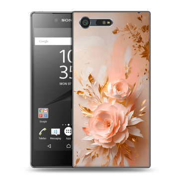 Пластиковый чехол на Sony Xperia X Compact с принтом женский