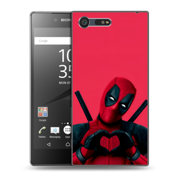 Пластиковый чехол на Sony Xperia X Compact с принтом Дедпул Deadpool Пластиковый чехол на Sony Xperia X Compact с принтом Дедпул Deadpool