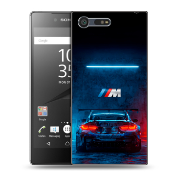 Пластиковый чехол на Sony Xperia X Compact с принтом BMW БМВ Пластиковый чехол на Sony Xperia X Compact с принтом BMW БМВ