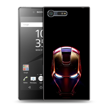 Пластиковый чехол на Sony Xperia X Compact с принтом IronMan Железный человек Пластиковый чехол на Sony Xperia X Compact с принтом IronMan Железный человек