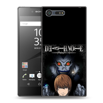 Пластиковый чехол на Sony Xperia X Compact с принтом Death note Тетрадь смерти