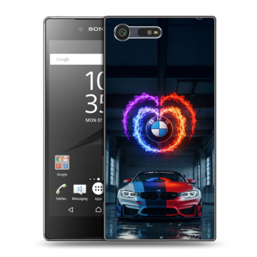 Пластиковый чехол на Sony Xperia X Compact с принтом BMW БМВ Пластиковый чехол на Sony Xperia X Compact с принтом BMW БМВ