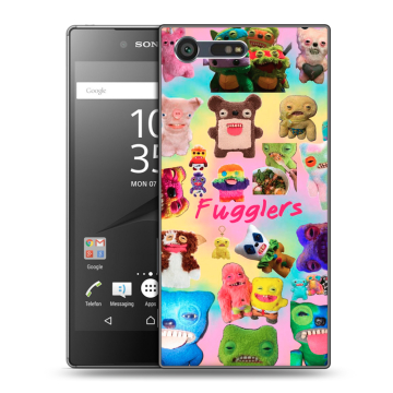 Пластиковый чехол на Sony Xperia X Compact с принтом Флагер Fuggler