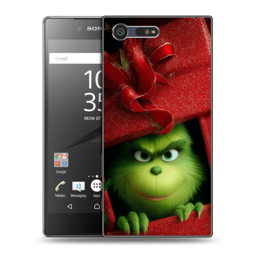 Пластиковый чехол на Sony Xperia X Compact с принтом Новый год