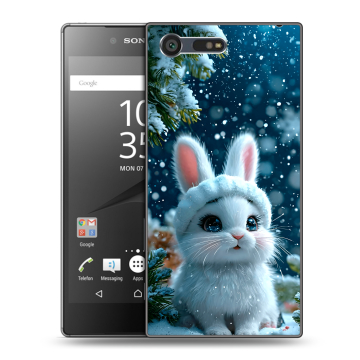 Пластиковый чехол на Sony Xperia X Compact с принтом Новый год