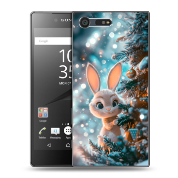 Пластиковый чехол на Sony Xperia X Compact с принтом Новый год