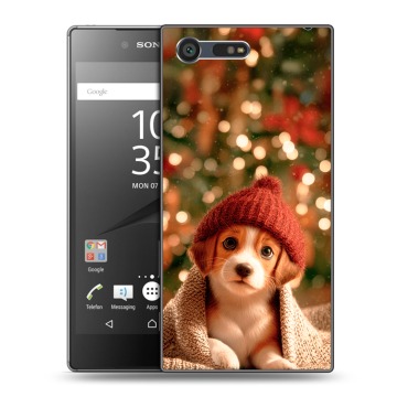 Пластиковый чехол на Sony Xperia X Compact с принтом Новый год