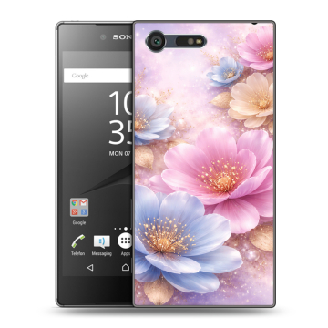 Пластиковый чехол на Sony Xperia X Compact с принтом женский Пластиковый чехол на Sony Xperia X Compact с принтом женский