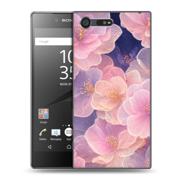 Пластиковый чехол на Sony Xperia X Compact с принтом женский Пластиковый чехол на Sony Xperia X Compact с принтом женский