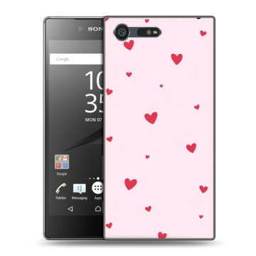 Пластиковый чехол на Sony Xperia X Compact с принтом для девочек Пластиковый чехол на Sony Xperia X Compact с принтом для девочек