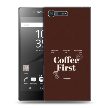 Пластиковый чехол на Sony Xperia X Compact с принтом женский Пластиковый чехол на Sony Xperia X Compact с принтом женский