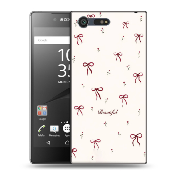 Пластиковый чехол на Sony Xperia X Compact с принтом для девочек