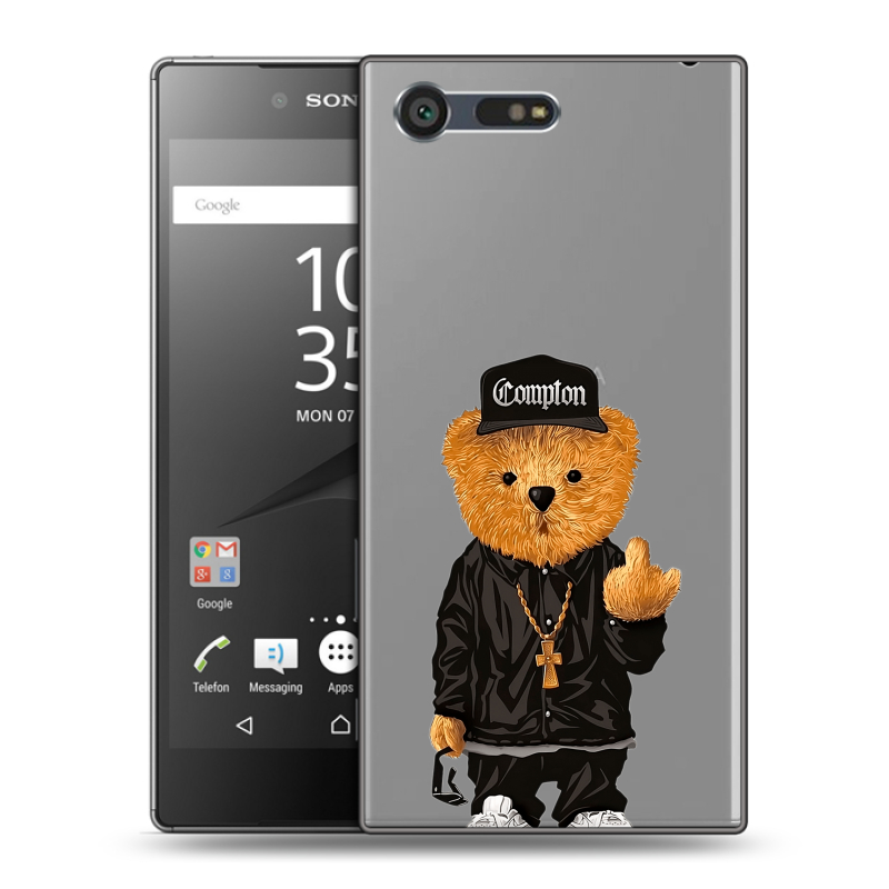 Пластиковый чехол на Sony Xperia X Compact с принтом Плюшевый медведь Пластиковый чехол на Sony Xperia X Compact с принтом Плюшевый медведь