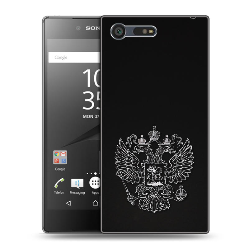 Пластиковый чехол на Sony Xperia X Compact с принтом Герб России Пластиковый чехол на Sony Xperia X Compact с принтом Герб России