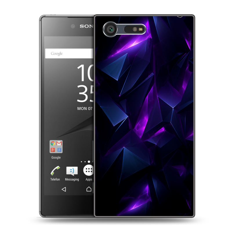 Пластиковый чехол на Sony Xperia X Compact с принтом Абстракиция Пластиковый чехол на Sony Xperia X Compact с принтом Абстракиция