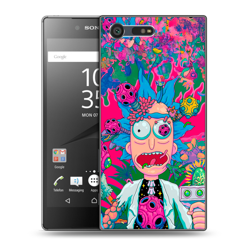 Пластиковый чехол на Sony Xperia X Compact с принтом Рик и Морти Rick Morty Пластиковый чехол на Sony Xperia X Compact с принтом Рик и Морти Rick Morty