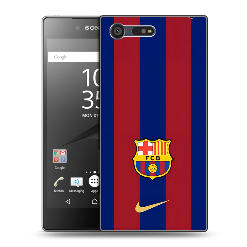 Пластиковый чехол на Sony Xperia X Compact с принтом Барселона Barcelona Пластиковый чехол на Sony Xperia X Compact с принтом Барселона Barcelona