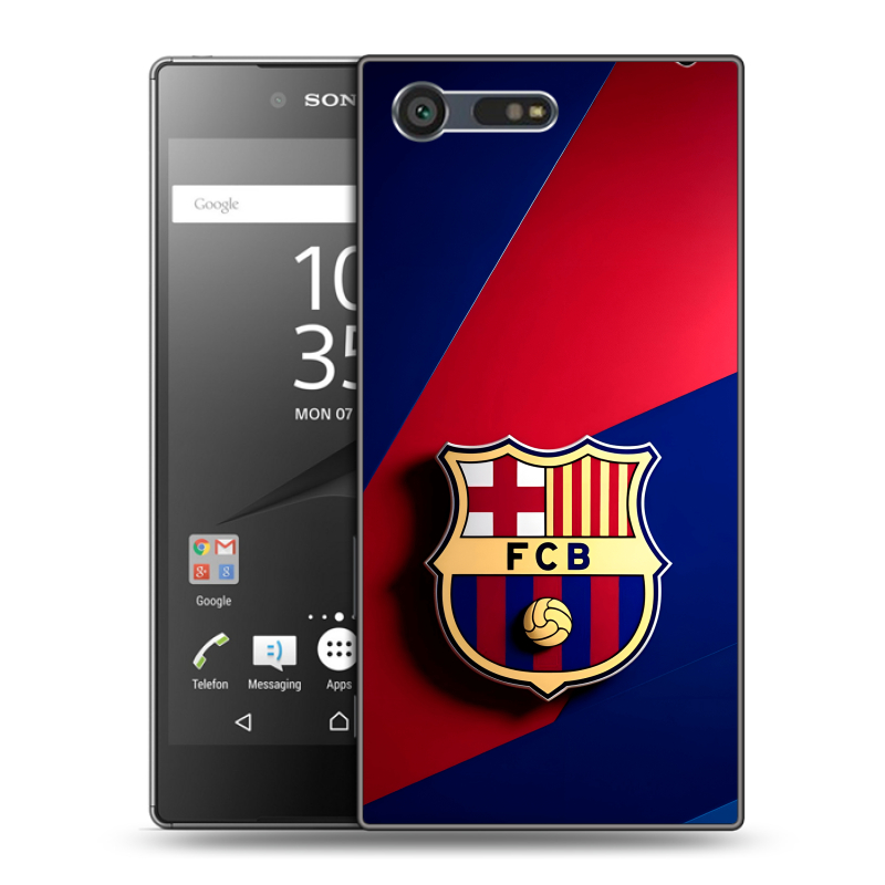 Пластиковый чехол на Sony Xperia X Compact с принтом Барселона Barcelona Пластиковый чехол на Sony Xperia X Compact с принтом Барселона Barcelona