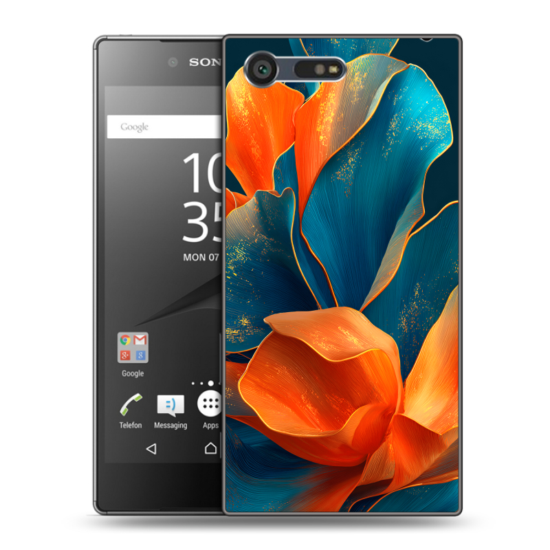 Пластиковый чехол на Sony Xperia X Compact с принтом Цветы Пластиковый чехол на Sony Xperia X Compact с принтом Цветы