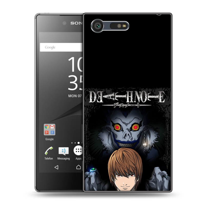 Пластиковый чехол на Sony Xperia X Compact с принтом Death note Тетрадь смерти Пластиковый чехол на Sony Xperia X Compact с принтом Death note Тетрадь смерти
