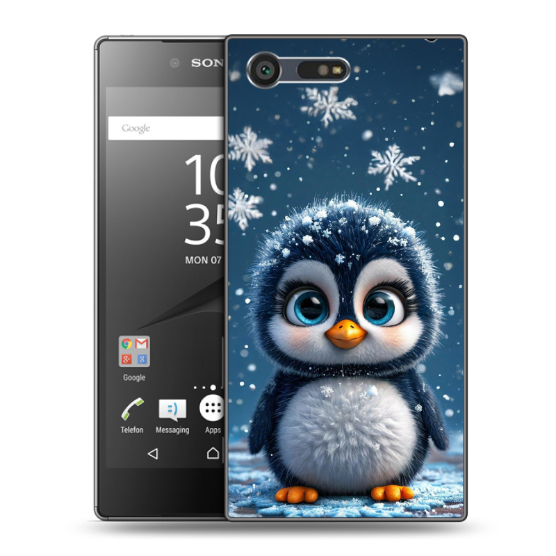 Пластиковый чехол на Sony Xperia X Compact с принтом Новый год Пластиковый чехол на Sony Xperia X Compact с принтом Новый год