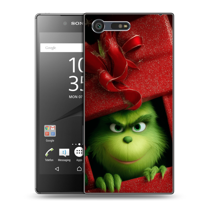 Пластиковый чехол на Sony Xperia X Compact с принтом Новый год Пластиковый чехол на Sony Xperia X Compact с принтом Новый год